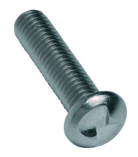 SENTINEL MTS SCREW RND HD ZINC M6 X 20MM ONE WAY (PACK 25)